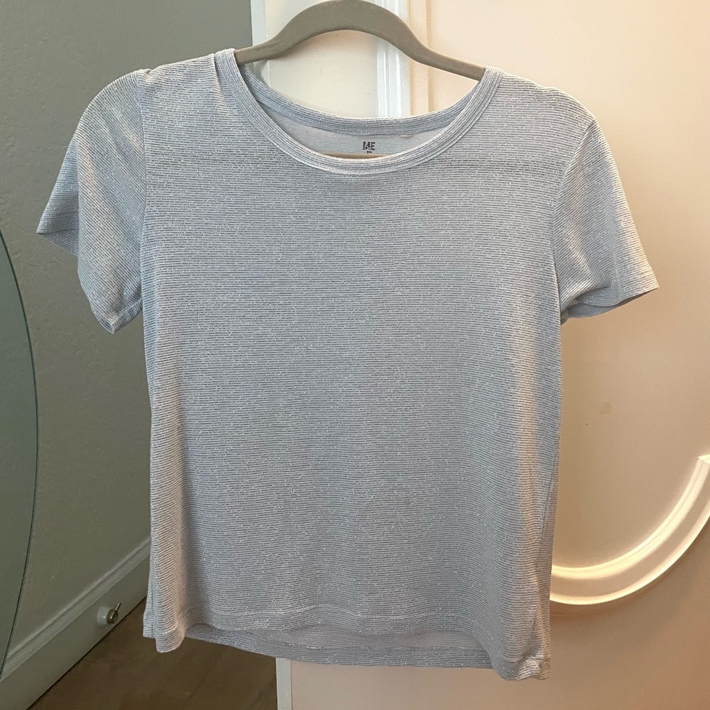 Me to We Sparkly Blue T-Shirt